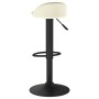 Taburete de cocina de terciopelo color crema de , Taburetes de cocina - Ref: Foro24-333589, Precio: 63,88 €, Descuento: %