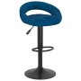 Taburetes de cocina 2 unidades terciopelo azul de , Taburetes de cocina - Ref: Foro24-333273, Precio: 113,06 €, Descuento: %