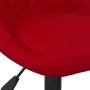Taburete de cocina de terciopelo rojo tinto de , Taburetes de cocina - Ref: Foro24-335322, Precio: 76,90 €, Descuento: %