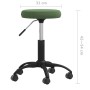 Silla de oficina giratoria de terciopelo verde oscuro de , Sillas de oficina - Ref: Foro24-333177, Precio: 47,96 €, Descuento: %