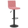 Taburetes de cocina 2 unidades terciopelo rosa de , Taburetes de cocina - Ref: Foro24-333736, Precio: 106,04 €, Descuento: %