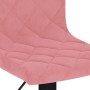 Taburetes de cocina 2 unidades terciopelo rosa de , Taburetes de cocina - Ref: Foro24-333736, Precio: 106,04 €, Descuento: %