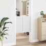 Puertas batientes diseño de lamas 2 par blanco 80x80 cm de , Puertas para el hogar - Ref: Foro24-4107137, Precio: 110,81 €, D...