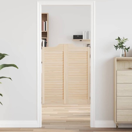 Puertas batientes diseño de lamas 1 par 100x80cm madera pino de , Puertas para el hogar - Ref: Foro24-4107128, Precio: 68,59 ...