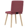 Sillas de comedor 2 unidades tela rojo tinto de , Sillas de comedor - Ref: Foro24-4101177, Precio: 104,47 €, Descuento: %