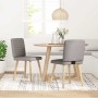 Sillas de comedor 2 unidades tela gris taupé de , Sillas de comedor - Ref: Foro24-4101180, Precio: 104,47 €, Descuento: %
