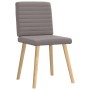 Sillas de comedor 2 unidades tela gris taupé de , Sillas de comedor - Ref: Foro24-4101180, Precio: 104,47 €, Descuento: %