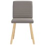 Sillas de comedor 2 unidades tela gris taupé de , Sillas de comedor - Ref: Foro24-4101180, Precio: 104,47 €, Descuento: %