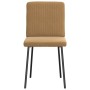 Sillas de comedor 2 unidades terciopelo marrón de , Sillas de comedor - Ref: Foro24-4101194, Precio: 87,20 €, Descuento: %