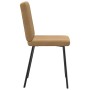 Sillas de comedor 2 unidades terciopelo marrón de , Sillas de comedor - Ref: Foro24-4101194, Precio: 87,20 €, Descuento: %