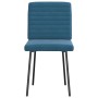 Sillas de comedor 6 unidades terciopelo azul de , Sillas de comedor - Ref: Foro24-3315536, Precio: 248,76 €, Descuento: %