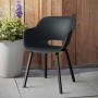 Silla de jardín Keter con patas de metal "Noa" 2 uds grafito de , Sillas de jardín - Ref: Foro24-447617, Precio: 151,06 €, De...