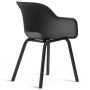Silla de jardín Keter con patas de metal "Noa" 2 uds grafito de , Sillas de jardín - Ref: Foro24-447617, Precio: 151,06 €, De...
