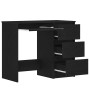 Escritorio de madera contrachapada roble negro 90x45x76 cm de , Escritorios - Ref: Foro24-862490, Precio: 121,23 €, Descuento: %