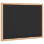 Pizarra con marco de madera maciza de pino negra 40x30 cm de , Tablones de anuncios - Ref: Foro24-4017408, Precio: 15,14 €, D...