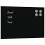 Pizarra magnética pared vidrio templado negro 40x30 cm de , Pizarras blancas - Ref: Foro24-4008603, Precio: 20,72 €, Descuent...