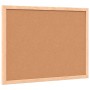 Tablero de corcho con marco de madera de pino macizo 40x30 cm de , Tablones de anuncios - Ref: Foro24-4017415, Precio: 9,90 €...