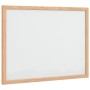 Pizarra blanca magnética con marco de madera de pino 40x30 cm de , Tablones de anuncios - Ref: Foro24-4017401, Precio: 17,33 ...