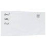 Pizarra magnética de pared vidrio templado blanco 100x50 cm de , Pizarras blancas - Ref: Foro24-4008634, Precio: 42,06 €, Des...