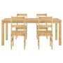Juego de comedor Panama 5 pzas madera maciza de pino de , muebles para cocinas y comedores - Ref: Foro24-3345188, Precio: 412...