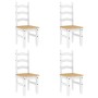 Juego de comedor Panama 5 pzas madera maciza de pino blanco de , muebles para cocinas y comedores - Ref: Foro24-3345205, Prec...