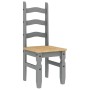 Juego de comedor Panama 3 pzas madera maciza de pino gris de , muebles para cocinas y comedores - Ref: Foro24-3345207, Precio...