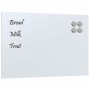Pizarra magnética de pared vidrio templado blanco 60x40 cm de , Pizarras blancas - Ref: Foro24-4008636, Precio: 30,26 €, Desc...