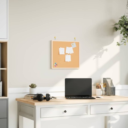 Tablero de corcho con marco de madera de pino macizo 40x40 cm de , Tablones de anuncios - Ref: Foro24-4017417, Precio: 12,95 ...