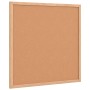 Tablero de corcho con marco de madera de pino macizo 40x40 cm de , Tablones de anuncios - Ref: Foro24-4017417, Precio: 12,95 ...