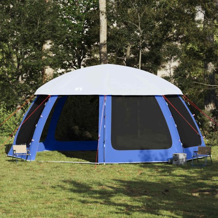Carpa para piscina con desmontables y paredes azul 612x612 cm de , Tiendas de campaña - Ref: Foro24-4100637, Precio: 249,24 €...