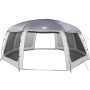 Carpa para piscina con desmontables y paredes azul 690x690 cm de , Tiendas de campaña - Ref: Foro24-4100642, Precio: 282,92 €...