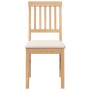 Sillas de comedor con cojines 2 uds madera maciza caucho de , Sillas de comedor - Ref: Foro24-4102427, Precio: 105,69 €, Desc...