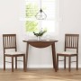 Sillas de comedor con cojines 2 uds madera maciza marrón caucho de , Sillas de comedor - Ref: Foro24-4102425, Precio: 105,22 ...