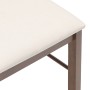 Sillas de comedor con cojines 2 uds madera maciza marrón caucho de , Sillas de comedor - Ref: Foro24-4102425, Precio: 105,22 ...