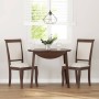 Sillas de comedor con cojines 2 uds madera maciza marrón caucho de , Sillas de comedor - Ref: Foro24-4102486, Precio: 178,05 ...