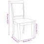 Sillas de comedor con cojines 2 uds madera maciza marrón caucho de , Sillas de comedor - Ref: Foro24-4102486, Precio: 178,05 ...