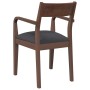 Sillas de comedor con cojines 2 uds madera maciza marrón caucho de , Sillas de comedor - Ref: Foro24-4102508, Precio: 181,60 ...