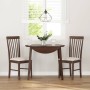 Sillas de comedor con cojines 2 uds madera maciza marrón caucho de , Sillas de comedor - Ref: Foro24-4102499, Precio: 122,92 ...