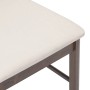 Sillas de comedor con cojines 2 uds madera maciza marrón caucho de , Sillas de comedor - Ref: Foro24-4102499, Precio: 122,92 ...