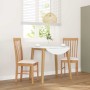 Sillas de comedor con cojines 2 uds madera maciza caucho de , Sillas de comedor - Ref: Foro24-4102501, Precio: 122,92 €, Desc...