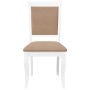 Sillas de comedor con cojines 2uds madera maciza blanco caucho de , Sillas de comedor - Ref: Foro24-4102490, Precio: 178,05 €...