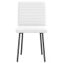 Sillas de comedor 4 unidades cuero sintético blanco de , Sillas de comedor - Ref: Foro24-3315272, Precio: 171,26 €, Descuento: %