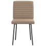 Sillas de comedor 4 unidades cuero sintético color capuchino de , Sillas de comedor - Ref: Foro24-3315270, Precio: 170,17 €, ...