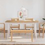 Banco 90 cm Madera Maciza Caucho de , Bancos de comedor y cocina - Ref: Foro24-4102595, Precio: 88,32 €, Descuento: %