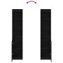 Aparador alto roble negro 37,5x35x180 cm madera de ingeniería de , Aparadores - Ref: Foro24-861671, Precio: 91,46 €, Descuent...