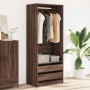 Armario madera de ingeniería color roble marrón 80x50x200 cm de , Armarios roperos - Ref: Foro24-3307753, Precio: 155,22 €, D...
