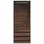 Armario madera de ingeniería color roble marrón 80x50x200 cm de , Armarios roperos - Ref: Foro24-3307753, Precio: 155,22 €, D...