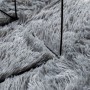 Alfombra de pelo largo NAVARRA gris plateado 120x120 cm de , Alfombras - Ref: Foro24-4102908, Precio: 25,34 €, Descuento: %