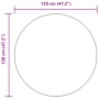 Alfombra de pelo largo NAVARRA gris plateado 120x120 cm de , Alfombras - Ref: Foro24-4102908, Precio: 25,34 €, Descuento: %