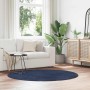 Alfombra de pelo largo NAVARRA azul marino 160x160 cm poliéster de , Alfombras - Ref: Foro24-4102915, Precio: 35,30 €, Descue...